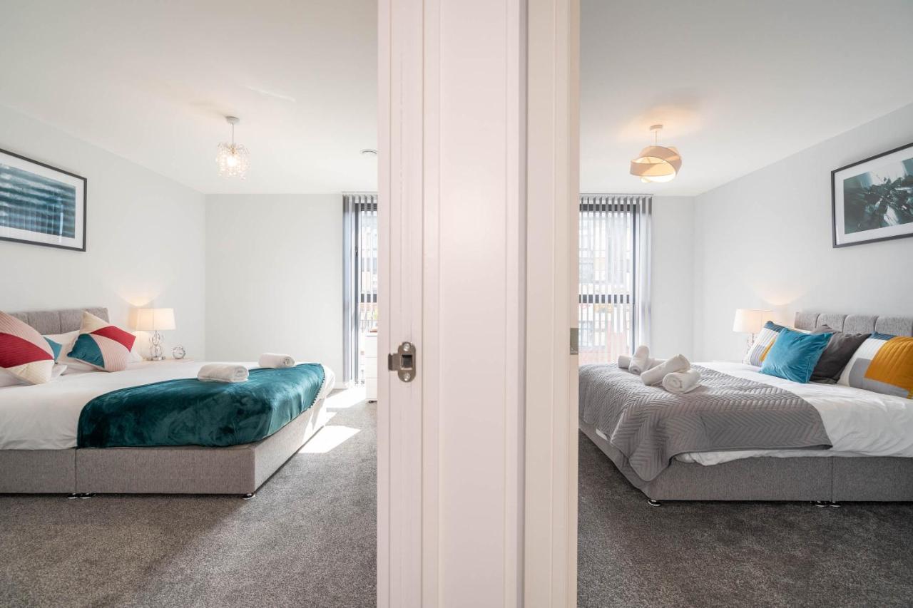 New Build - 2 Bed Snug Modern Apartment - Juliet Balcony - Roof Top Terrace - Digbeth, Birmingham City Centre - Free Netflix & Smart Tv Eksteriør bilde